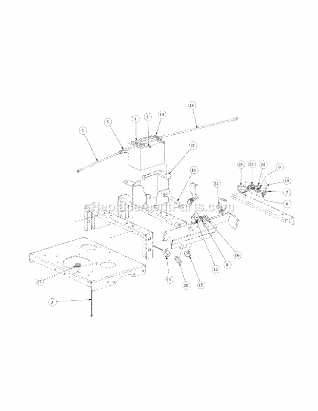 Electrical Assembly Honda Diagram and Parts List for M54-HN 53CB5ETW750 Cub Cadet Sprayer
